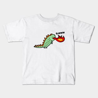 Raww Fire Dragon Kids T-Shirt